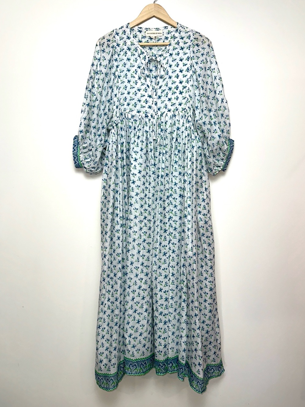 DAUGHTERS OF INDIA Kyra Maxi Dress in Azure - Picture 8 of 16
